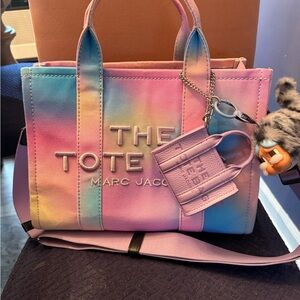 Marc Jacobs Airbrush Pastel Rainbow Tote